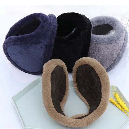 Winter Earmuffs – Soft Plush Ear Warmers | Foldable Ear Muffs for Cold Weather - ZOOMNSTORE
