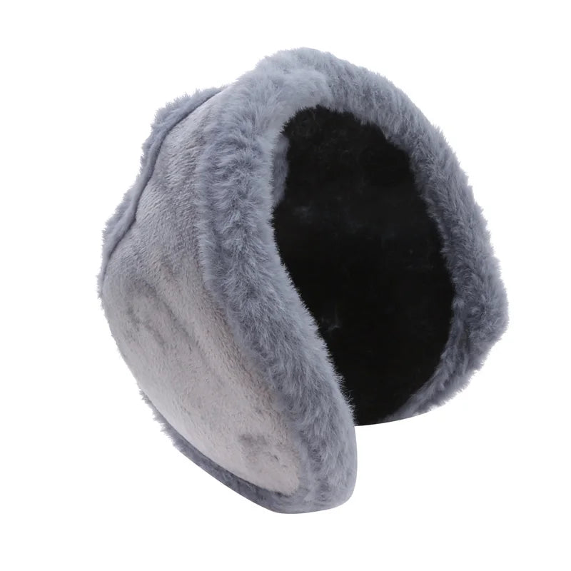Winter Earmuffs – Soft Plush Ear Warmers | Foldable Ear Muffs for Cold Weather - ZOOMNSTORE