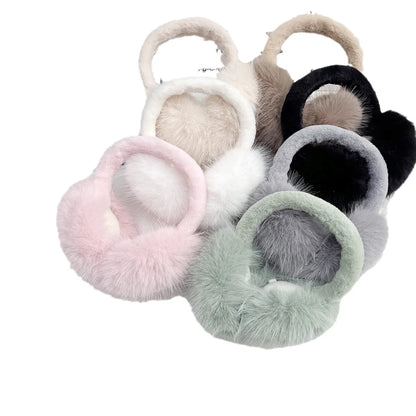 Winter Fur Earmuffs – Plush Cashmere Ear Cover | Soft Fur Earplugs For Outdoor - ZOOMNSTORE