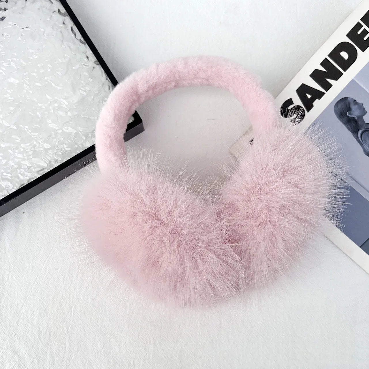 Winter Fur Earmuffs – Plush Cashmere Ear Cover | Soft Fur Earplugs For Outdoor - ZOOMNSTORE
