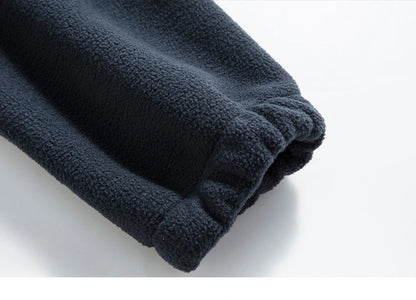 Winter Jacket Men - Thick Polar Fleece Zipper Coat | Warm Casual Outerwear - ZOOMNSTORE