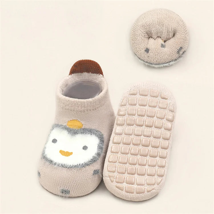 Lawadka Winter Kids Girl Boy Socks Anti Slip Cotton Baby Socks for Girls Boys Casual Soft Print Toddler Children's Sock Non-slip - ZOOMNSTORE