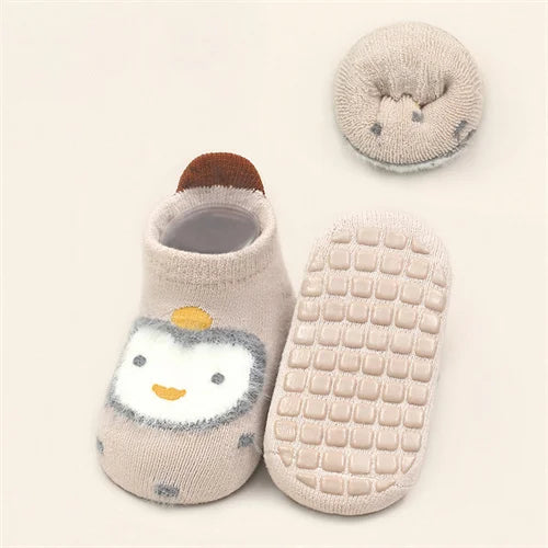 Lawadka Winter Kids Girl Boy Socks Anti Slip Cotton Baby Socks for Girls Boys Casual Soft Print Toddler Children's Sock Non-slip - ZOOMNSTORE