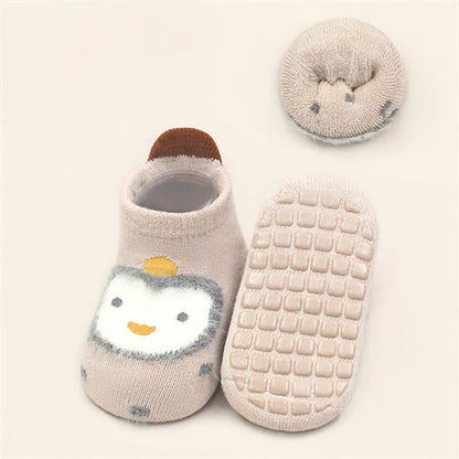 Lawadka Winter Kids Girl Boy Socks Anti Slip Cotton Baby Socks for Girls Boys Casual Soft Print Toddler Children's Sock Non-slip - ZOOMNSTORE