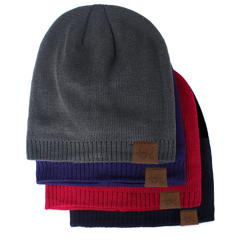Winter Knit Beanie - Unisex Knitted Winter Hat With Warm Fur Lining For Outdoor - ZOOMNSTORE