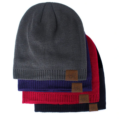 Winter Knit Beanie - Unisex Knitted Winter Hat With Warm Fur Lining For Outdoor - ZOOMNSTORE