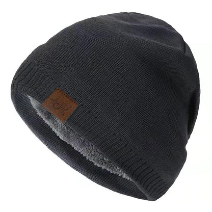 Winter Knit Beanie - Unisex Knitted Winter Hat With Warm Fur Lining For Outdoor - ZOOMNSTORE