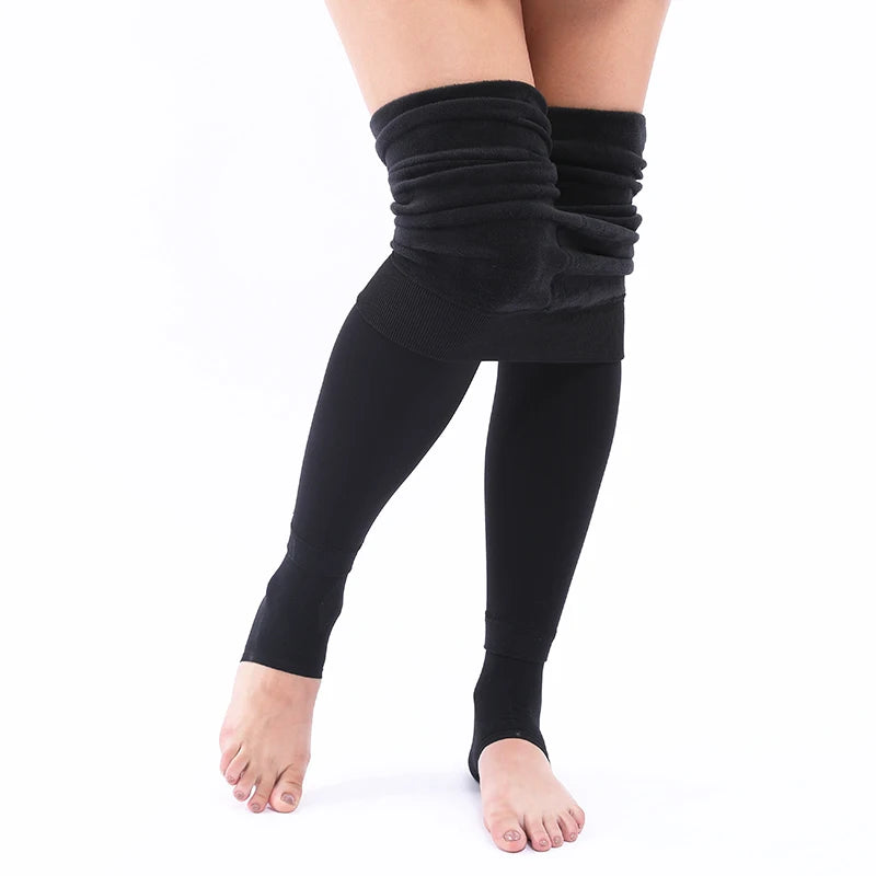 Winter Leggings Women - High Waist Compression Gym Pants | Warm Casual Tights - ZOOMNSTORE