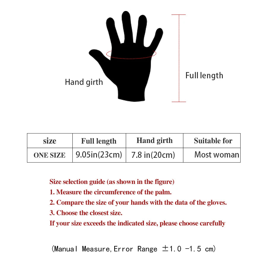 Winter Plush Gloves – Warm Suede Touchscreen Gloves Women for Cycling & Driving - ZOOMNSTORE