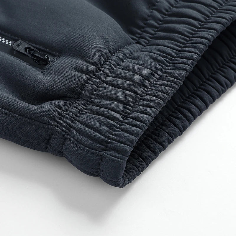 Mens Winter Running Pants - Windproof Fleece Joggers Waterproof Thermal Sweatpants - ZOOMNSTORE