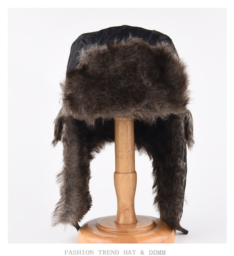 Winter Trapper Hat - Waterproof Ski Hat With Faux Fur Lined Ear Flap Cap - ZOOMNSTORE