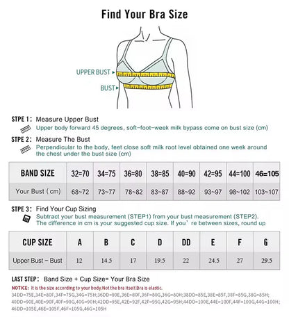 Wire Free Adjustment Bra - Seamless Push Up, Ultra Thin, Large Size Bras For Women - ZOOMNSTORE