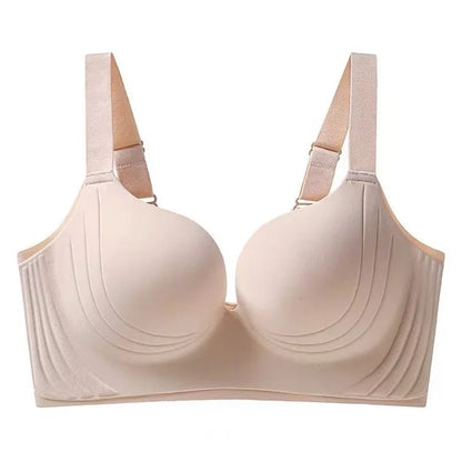 Wire Free Adjustment Bra - Seamless Push Up, Ultra Thin, Large Size Bras For Women - ZOOMNSTORE