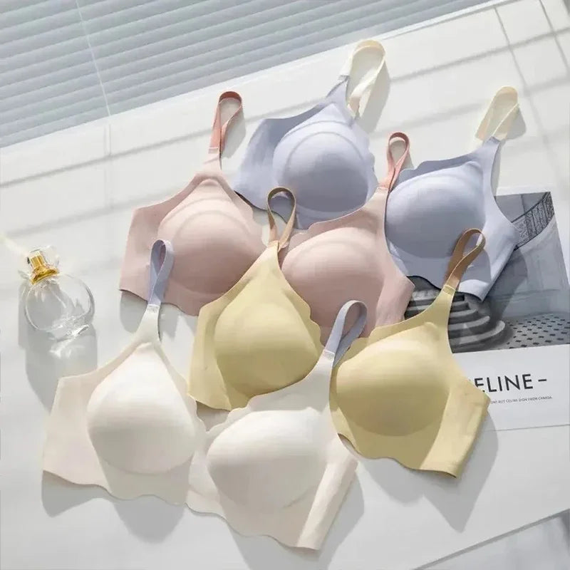 Wire Free Bra - Seamless Push Up Adjustable Sling Bra With Upper Support - ZOOMNSTORE