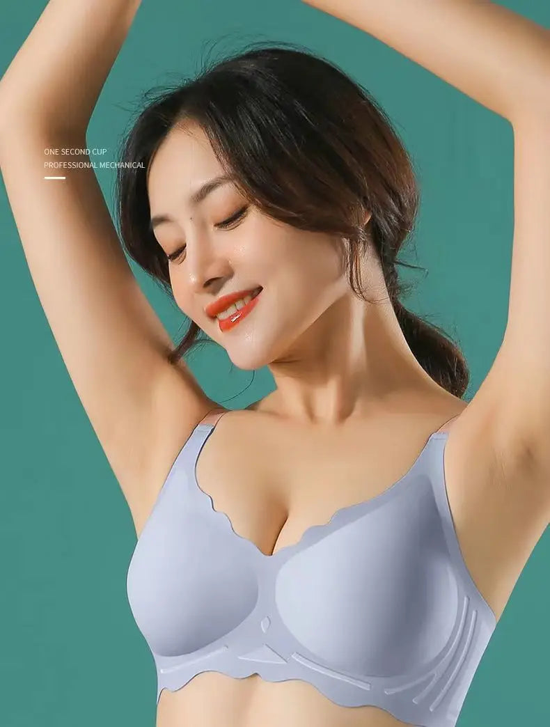 Wire Free Bra - Seamless Push Up Adjustable Sling Bra With Upper Support - ZOOMNSTORE