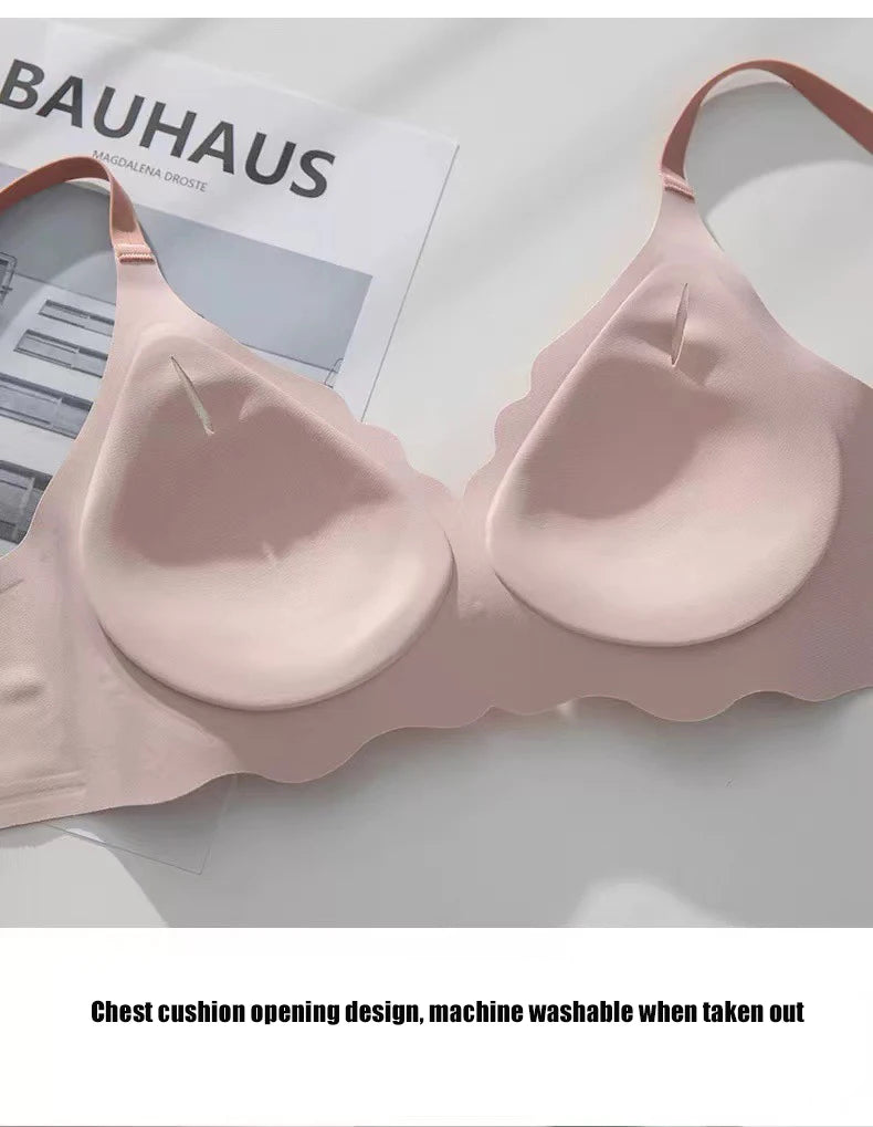 Wire Free Bra - Seamless Push Up Adjustable Sling Bra With Upper Support - ZOOMNSTORE