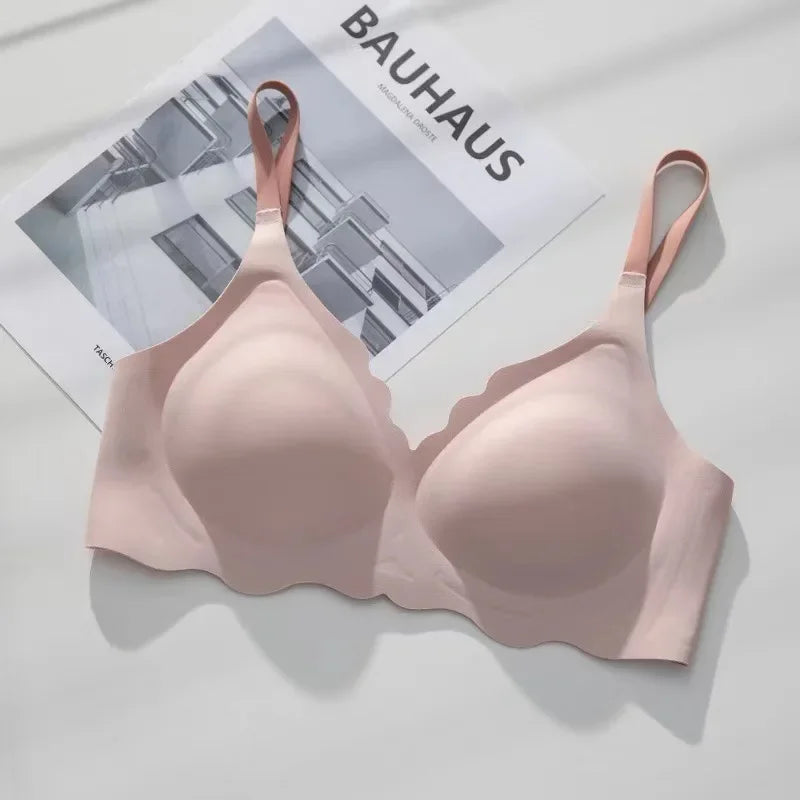 Wire Free Bra - Seamless Push Up Adjustable Sling Bra With Upper Support - ZOOMNSTORE