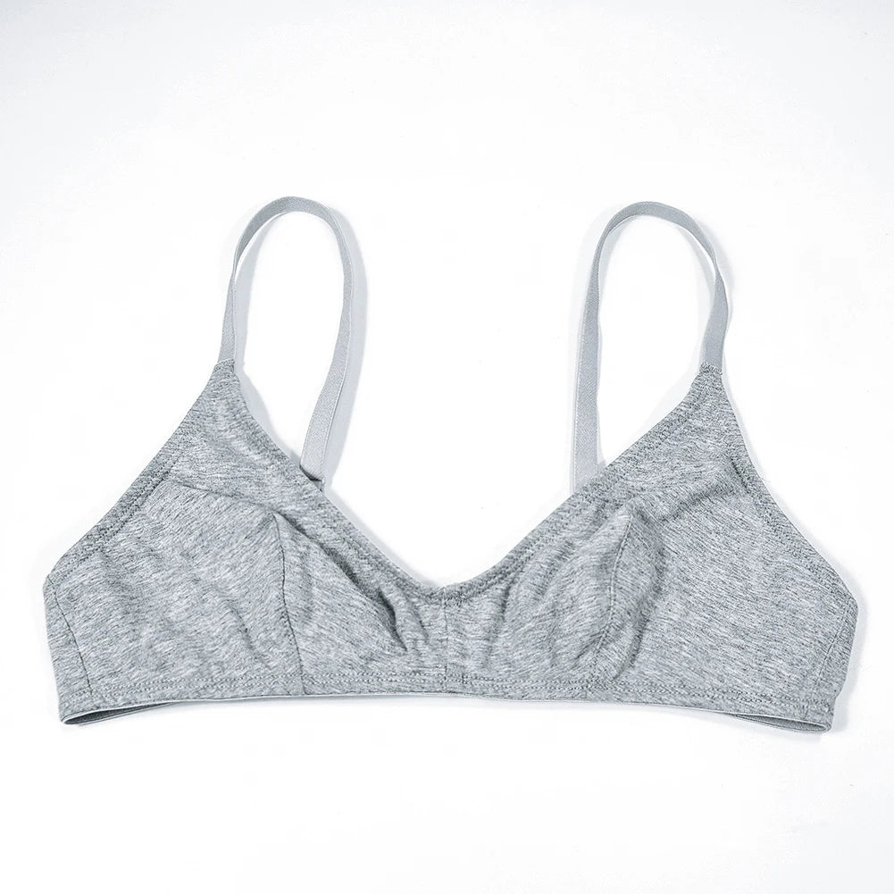 Ultra Thin Wire-Free Bra - Breathable Comfortable Underwear 2PCS Grey Beige Black - ZOOMNSTORE