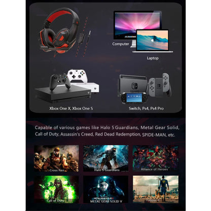 Wired Gaming Headphones – 3.5MM Stereo Bass Headset With Microphone For PC, PS4, Xbox - ZOOMNSTORE