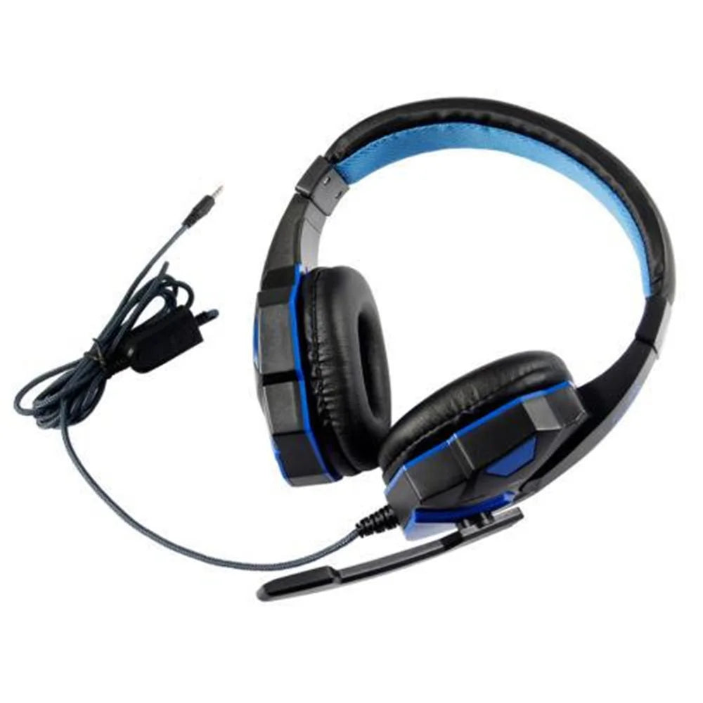 Wired Gaming Headphones With Adjustable Microphone - Bass Stereo Headset For PS4 Xbox PC - ZOOMNSTORE