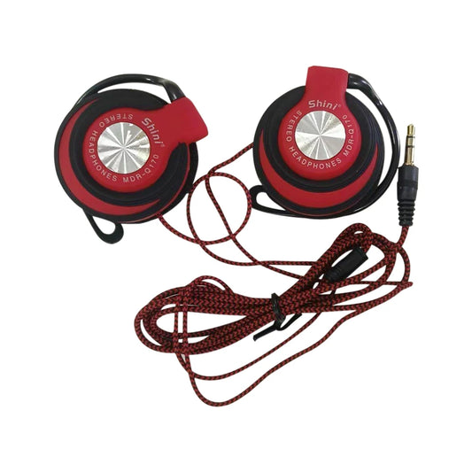 Wired Headphones Q170 - 3.5mm Over Ear Headset With Heavy Bass & Adjustable Ear Hook - ZOOMNSTORE