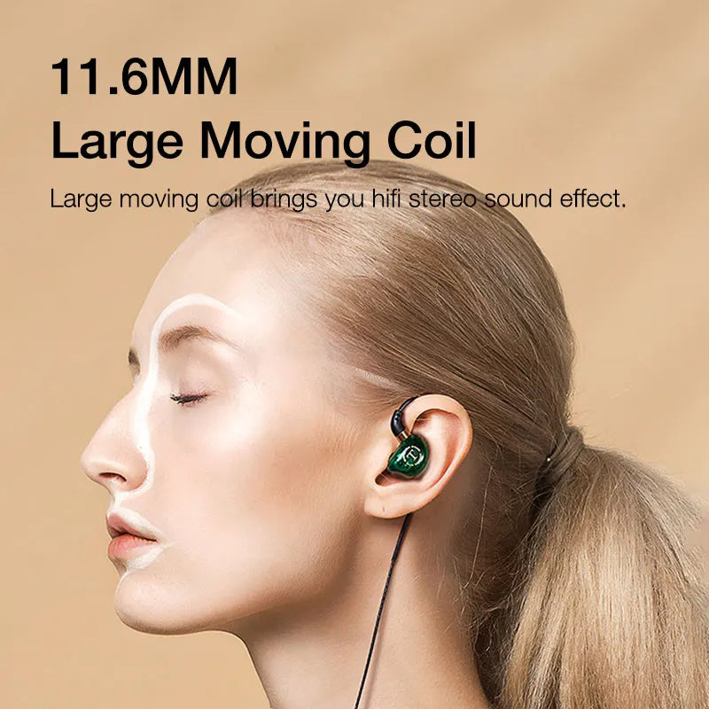 Wired In-Ear Headphones - HiFi Sound Headset With Mic | Heavy Bass Earphones - ZOOMNSTORE