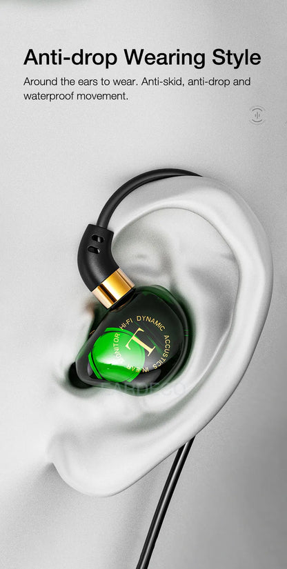 Wired In-Ear Headphones - HiFi Sound Headset With Mic | Heavy Bass Earphones - ZOOMNSTORE