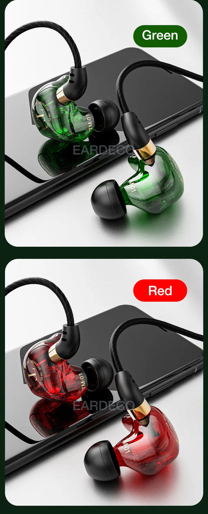 Wired In-Ear Headphones - HiFi Sound Headset With Mic | Heavy Bass Earphones - ZOOMNSTORE