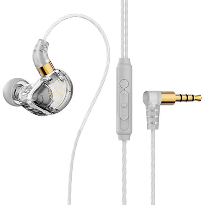 Wired In-Ear Headphones - HiFi Sound Headset With Mic | Heavy Bass Earphones - ZOOMNSTORE