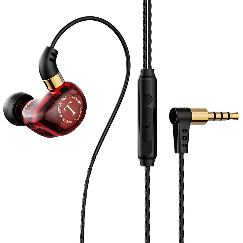 Wired In-Ear Headphones - HiFi Sound Headset With Mic | Heavy Bass Earphones - ZOOMNSTORE