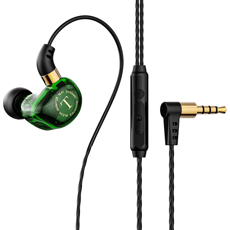 Wired In-Ear Headphones - HiFi Sound Headset With Mic | Heavy Bass Earphones - ZOOMNSTORE