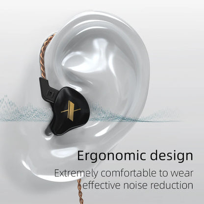 Wired In-Ear Headphones – Noise Cancelling Earbuds With Detachable Cable & Mic - ZOOMNSTORE