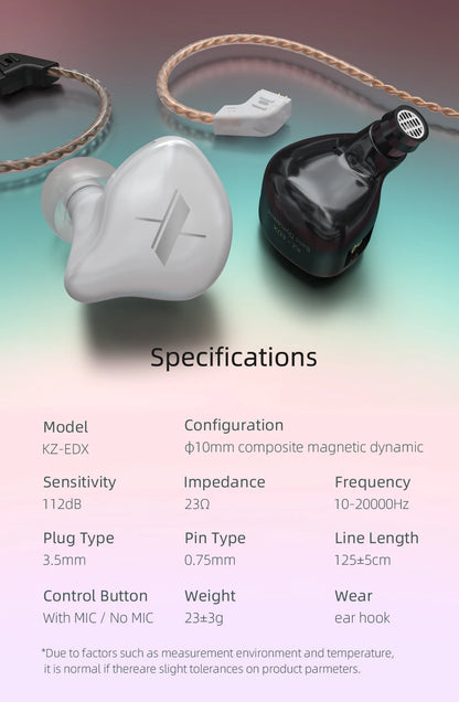 Wired In-Ear Headphones – Noise Cancelling Earbuds With Detachable Cable & Mic - ZOOMNSTORE