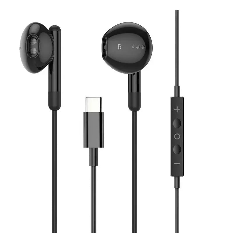Wired In Ear Headphones – USB Type C Headphones With Microphone & Volume Control - ZOOMNSTORE