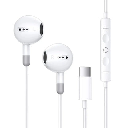 Wired In Ear Headphones – USB Type C Headphones With Microphone & Volume Control - ZOOMNSTORE