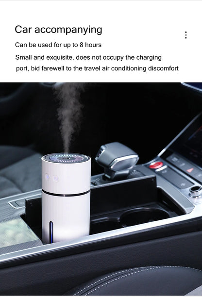 Wireless Aromatherapy Humidifier - 260ML USB Ultrasonic Diffuser with Rechargeable Battery - ZOOMNSTORE