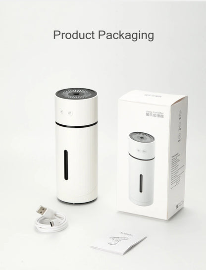 Wireless Aromatherapy Humidifier - 260ML USB Ultrasonic Diffuser with Rechargeable Battery - ZOOMNSTORE