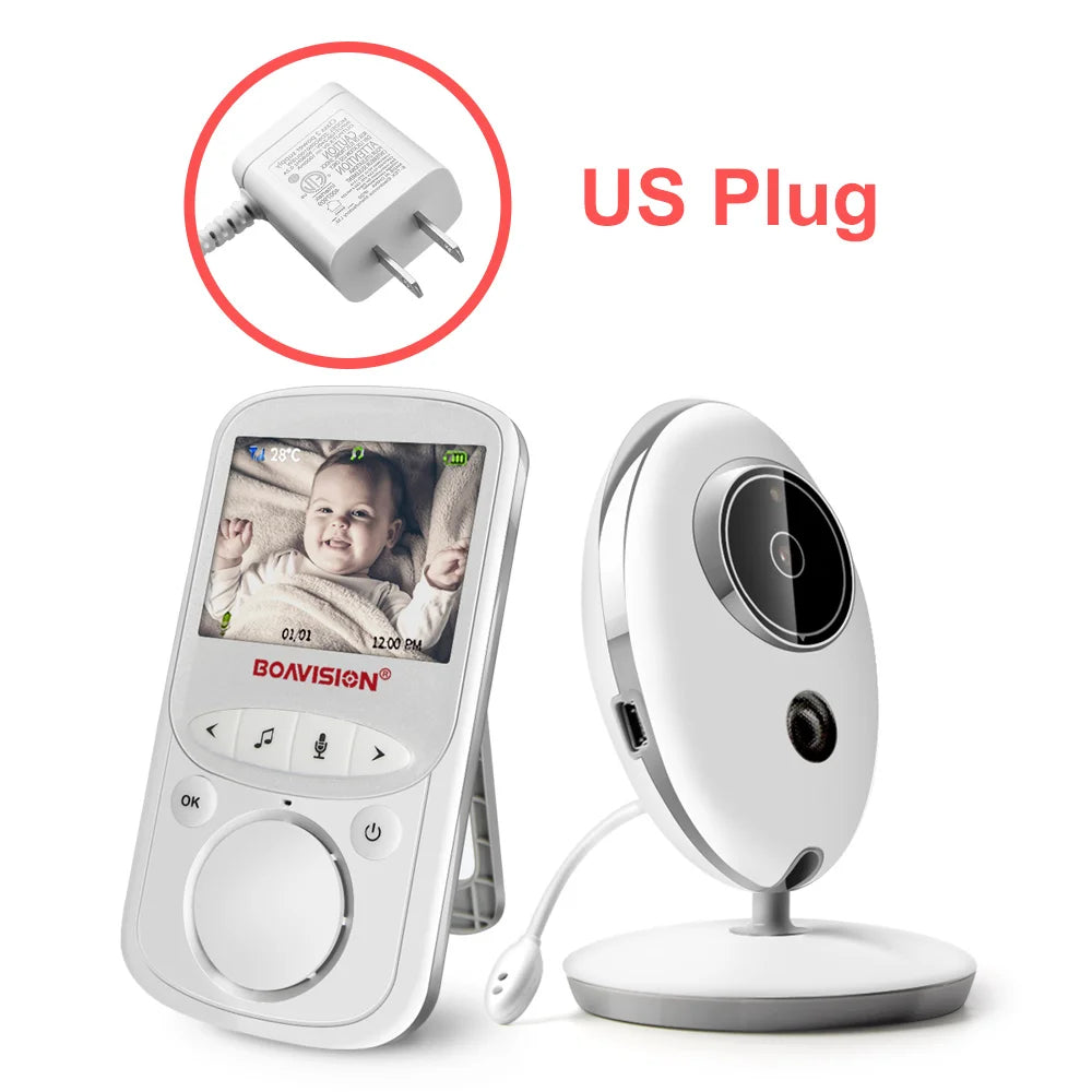 Wireless LCD Audio Video Baby Monitor VB605 Radio Nanny Music Intercom IR 24h Portable Baby Camera Baby Walkie Talkie Babysitter - ZOOMNSTORE