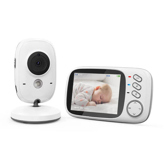 VB603 Baby Monitor 2.4G Wireless with 3.2 Inches LCD 2 Way Audio Talk Night Vision Surveillance Security Camera Babysitter - ZOOMNSTORE