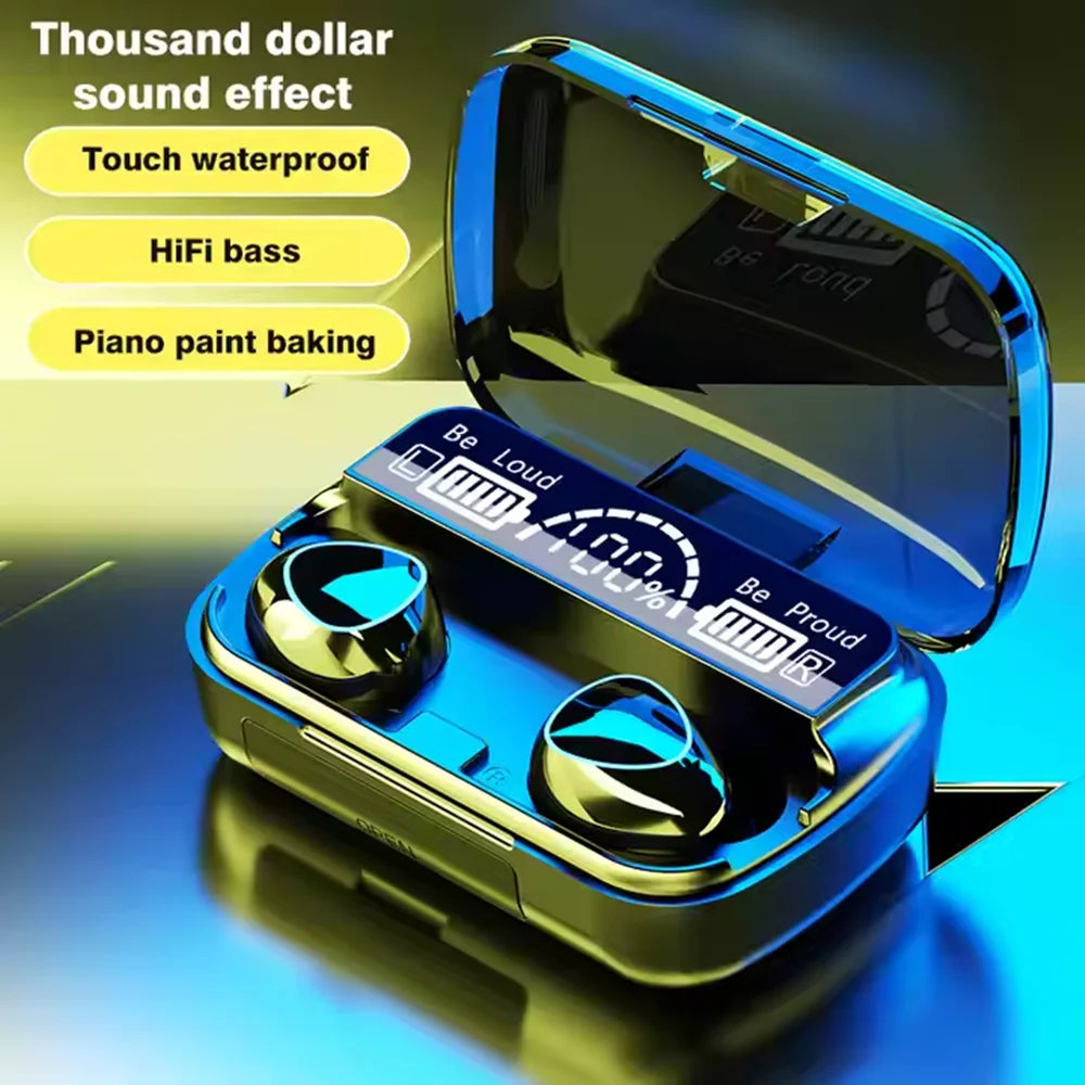 Wireless Bluetooth Earbuds – Sports Earphones with Power Bank & High Quality Sound - ZOOMNSTORE