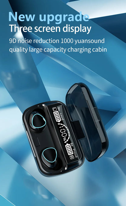 Wireless Bluetooth Earbuds – Sports Earphones with Power Bank & High Quality Sound - ZOOMNSTORE