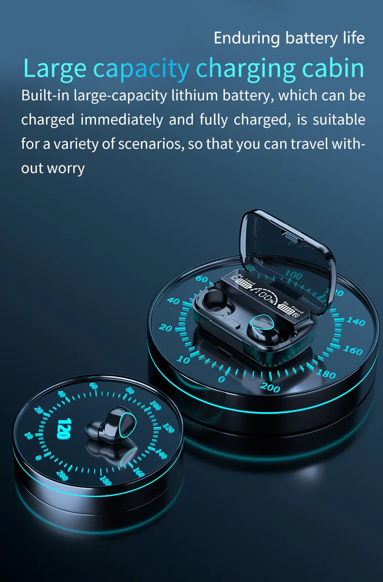 Wireless Bluetooth Earbuds – Sports Earphones with Power Bank & High Quality Sound - ZOOMNSTORE