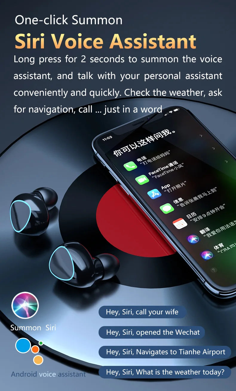 Wireless Bluetooth Earbuds – Sports Earphones with Power Bank & High Quality Sound - ZOOMNSTORE