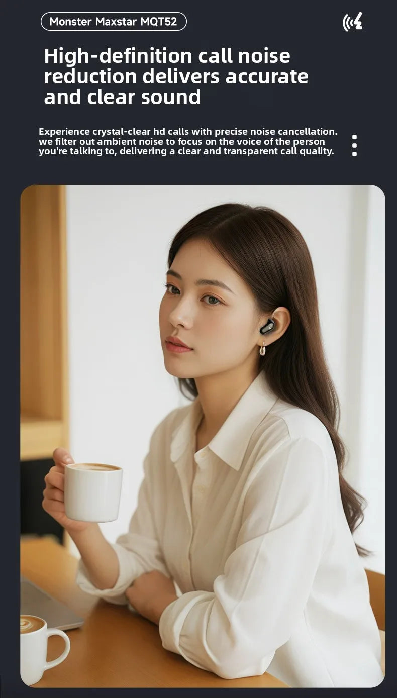 Wireless Bluetooth Earbuds - True Wireless Earphones With Noise Cancelling & Touch Control - ZOOMNSTORE