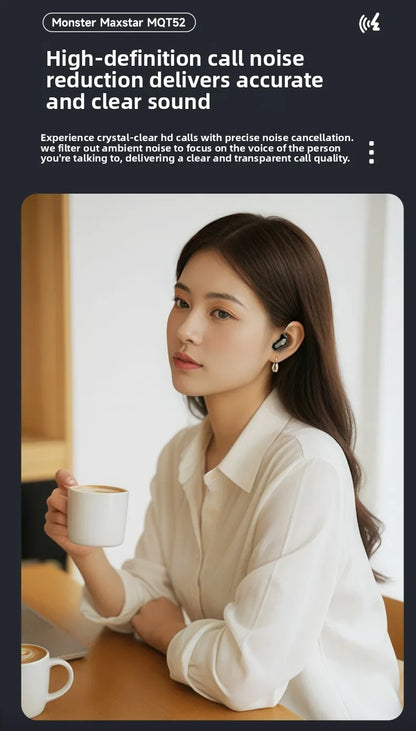 Wireless Bluetooth Earbuds - True Wireless Earphones With Noise Cancelling & Touch Control - ZOOMNSTORE