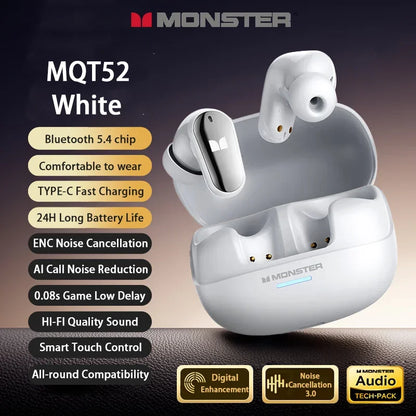 Wireless Bluetooth Earbuds - True Wireless Earphones With Noise Cancelling & Touch Control - ZOOMNSTORE