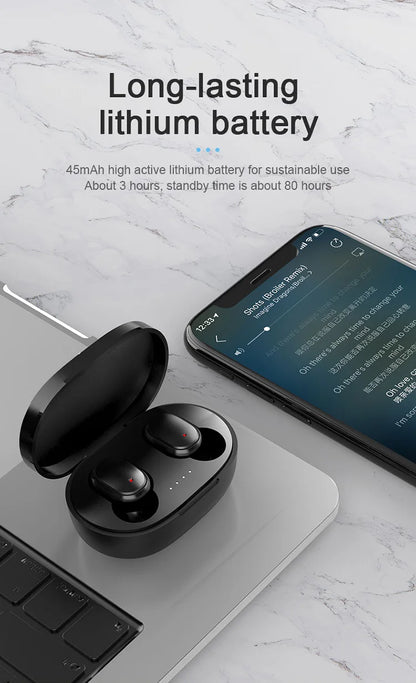 Wireless Bluetooth Earbuds – True Wireless Headphones with Mic & Charging Case - ZOOMNSTORE