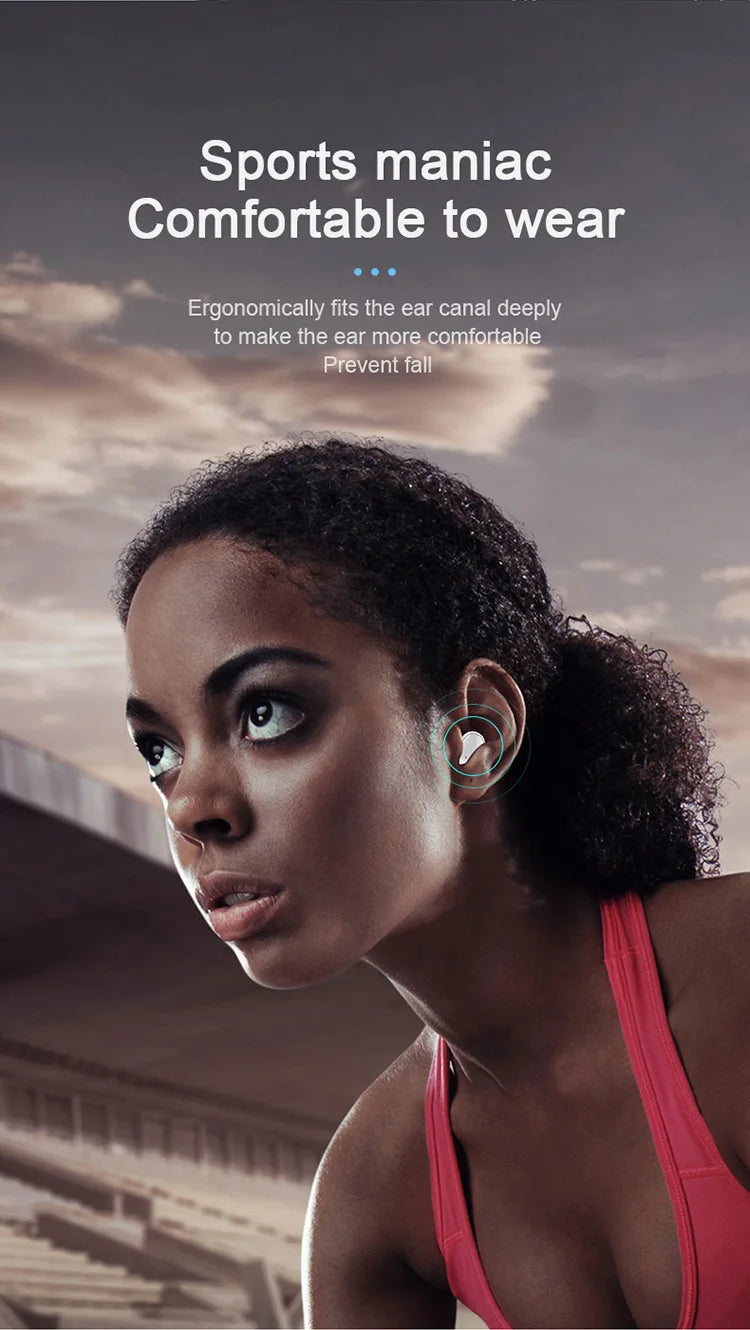 Wireless Bluetooth Earbuds – True Wireless Headphones with Mic & Charging Case - ZOOMNSTORE
