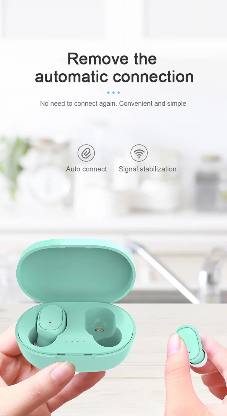 Wireless Bluetooth Earbuds – True Wireless Headphones with Mic & Charging Case - ZOOMNSTORE