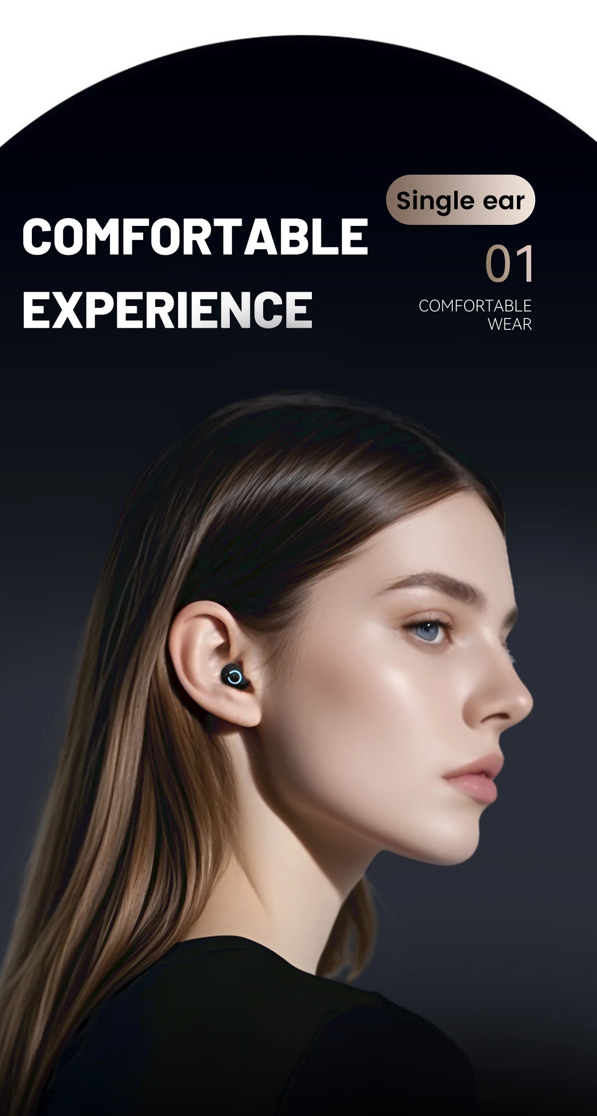 Wireless Bluetooth Earbuds - Waterproof In Ear Wireless Earphones With Mic & Long Battery Life - ZOOMNSTORE